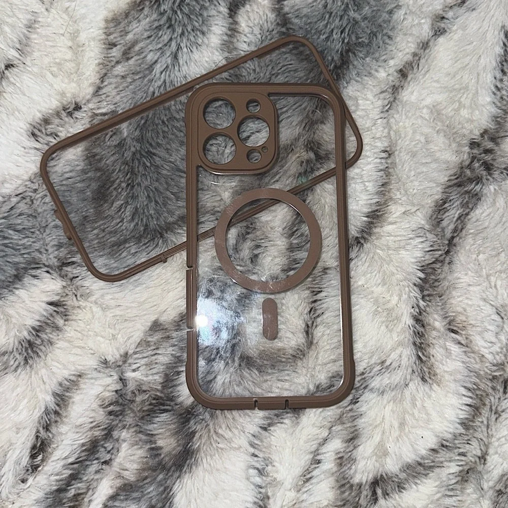 MagSafe Full Body Shockproof Phone case for 16 ProMax,Desert Brown